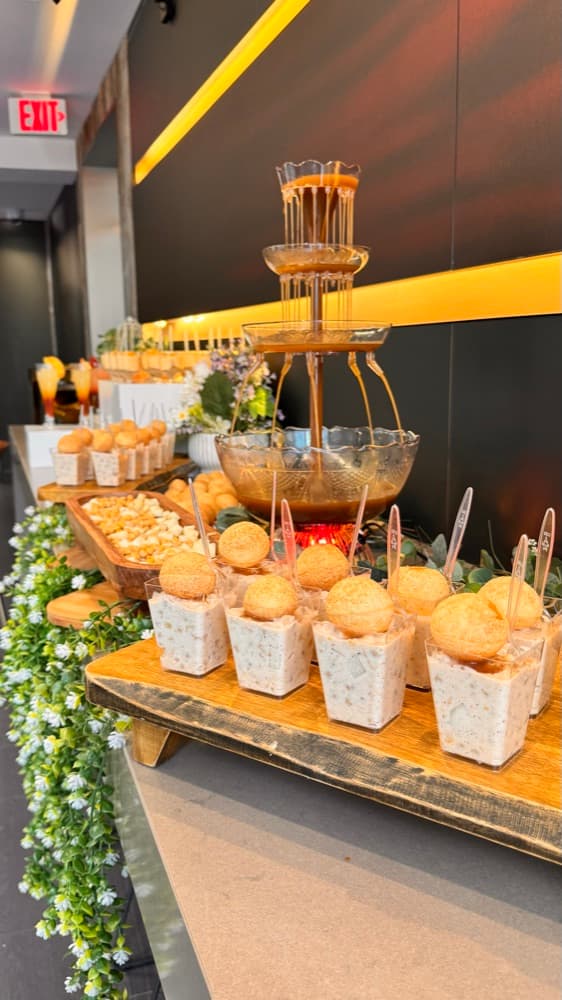 Nikkah catering setup